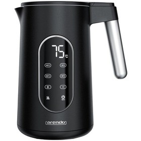 Resim Dijital 1,7 L Su Isıtıcı 2200w Çift Duvar Led Sıcaklık Ayarlı Siyah 