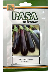 Resim Paşa Tohumculuk Patlıcan Kemer Tohumu 10gr Paket 1 Paket 