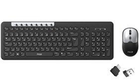 Resim Inca IWS-599 Kablosuz Multimedya Süper Konforlu Çift Alıcılı USB & Type-C Klavye ve Mouse Seti 