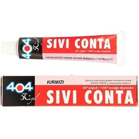 Resim 404 Sıvı Conta Kırmızı -60 C- 300 C 45 Gr 