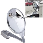 Resim Sones Araç Ön Kör Alanı Geniş Açı Ayarlı Sağ Yan Gözlem Aynası Gümüş 
