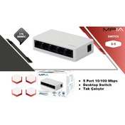 Resim ŞimşekStore 5 Port 10/100 Mbps SWITCH MPIA S5 