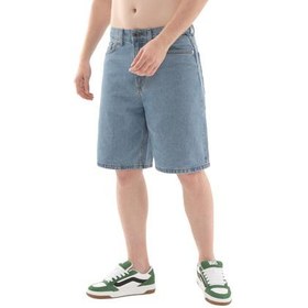 Resim Vans Check-5 Baggy Denım Short Erkek Şort Ve Kapri Mavi 
