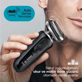 Resim 7 Serisi N1200s AutoSense 360 Flex EasyClick Islak ve Kuru Kablosuz Tıraş Makinesi 