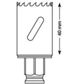 Resim Bosch HSS Bi-Metal Panç 43 MM 2608580482 