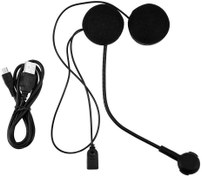 Resim Shanrya Pasamer Kablosuz Bluetooth HiFi Stereo Kulaklık Kulaklık HD Mikrofon Motosiklet Kaskı için 