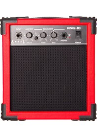 Resim Angel Ang-10-red 10 Watt Elektro Gitar Amfisi - Kırmızı Başlangıç - Çalışma Amfisi Dinamik Overdrive Karakteri, Egzersiz Ve Pratik İçin Optimize Çıkış Gücü Ölçüler: 235 X 155 X 235 Mm 