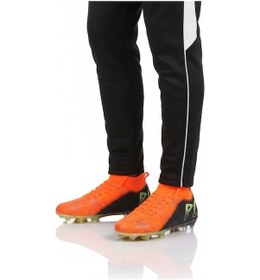 Resim Neon Turuncu Siyah Çoraplı Bağcıklı Erkek Krampon Mk-252-153 M Neon Turuncu-siyah 