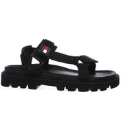 Resim Tommy Hilfiger Siyah Erkek Sandalet EM0EM00997BDS Tommy Hilfiger