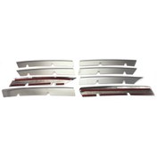 Resim Solarex Volkswagen Passat B6 2005-2010 Uyumlu Krom Ön Panjur 8 Parça P.çelik 