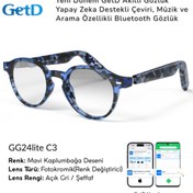 Resim Get D GETD GG24liteC3 Akıllı Gözlük – Çeviri, Müzik ve Arama Özellikli Bluetooth Gözlük 