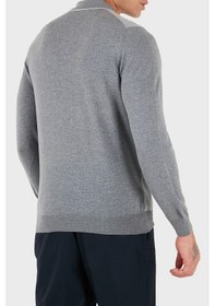 Resim Gran Sasso Erkek Polo Yaka Kazak 43108 14713 090 Gri Gri 