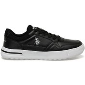 Resim U.S.Polo Assn Sampo 4Fx Siyah Beyaz Comfort Casual Spor Ayakkabısı 001 