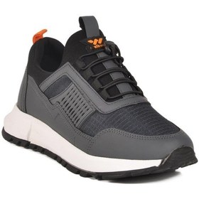 Resim Nans 6006 G Füme Fileli Kilit Bağcıklı Unisex Spor Ayakkabı Füme 