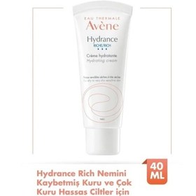 Resim Avene Hydrance Riche Cream Kuru Ciltler için Nemlendirici Krem 40ml 