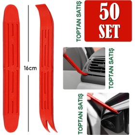 Resim BARRER Toptan Satış 50 Set Plastik Trim ve Döşeme Sökme Aparatı 1 Set 2 Adet 