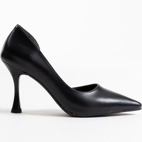 Resim Roof Atelier Angela Kadın Siyah Stiletto İnce Topuklu Ayakkabı Siyah 