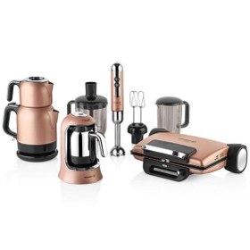 Resim Korkmaz Rosagold 14 Parça Elektrikli Çeyiz Seti A1817 