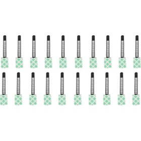 Resim Skyeyyt 20PCS Siyah Yapışkan Ayarlanabilir Tel Bağlar Kablo Klipsleri Kelepçe Plastik Kendi Kendine Yapışkan Kablo Bağları Sabit Tutucu Klipsler (Yurt Dışından) 