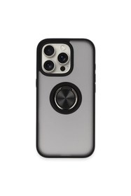 Resim artlab Art İphone 16 Pro Kılıf Montreal Yüzüklü Silikon Kapak - Siyah Lab 