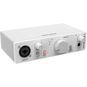 Resim ARTURIA MiniFuse 1: Beyaz - 1-Giriş / 2-Çıkış, 24-bit 192 kHz, USB-C taşınabilir ses kartı 