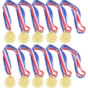 Resim Stellar3 Spor Akademik Veya Herhangi Bir Yarışma Için Boyun Kurdeleli Altın Gümüş Bronz Metal Ödül Madalyaları (Yurt Dışından) 