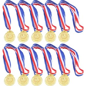 Resim Stellar3 Spor Akademik Veya Herhangi Bir Yarışma Için Boyun Kurdeleli Altın Gümüş Bronz Metal Ödül Madalyaları (Yurt Dışından) 