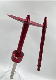 Resim Mr.Eds E29 Boss Gökkuşağı Kırmızı Nargile Takımı 