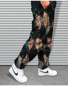 Resim Unisex Beli Lastikli Cepli Paraşüt Pantolon - Siyah 001 