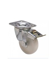 Resim Frenli Dönerli Tablalı Servis Tekeri Polyemid 100 Mm Uygur 1 Ad 