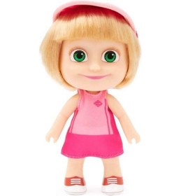 Resim Giochi Preziosi Masha & Koca Ayı 12 Cm Bebek S3 Mha37000 Açık Pembe - Kolsuz 