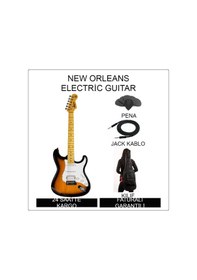 Resim New Orleans Nhs9720 Stratocaster Hss Sunburst Elektro Gitar 