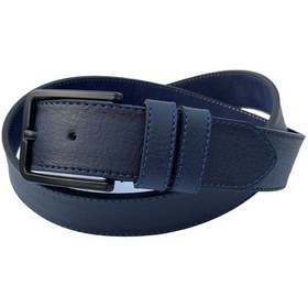 Resim Süzer Deri Lacivert Suni Deri Mavi Dikişli Model 4 Cm.lik Unisex Spor Kemer - 9047 Lacivert 