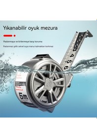 Resim Jian Fan İthal Mezura İle Siyaset Teknolojisi Flüoresan Cetvel 5 M 