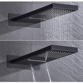 Resim Fause Fau111-B Ankastre Comfort Panel Şelale Duş Seti Siyah 