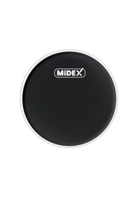 Resim Midex Dr-18bk Siyah Renk 18 İnç Bas Kick Bateri Davul Derisi Drumhead 18'' İnch 45.72 Cm 
