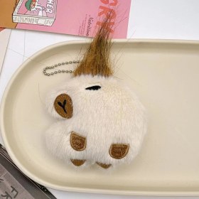 Resim OEMG Yeni Yaratıcı Sevimli Anahtarlık Karikatür Peluş Bebek Kolye Çok Yönlü Anahtarlık Kolye Çanta Bebek Çekicilik (Yurt Dışından) 