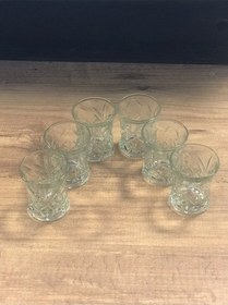 Resim 6 Lı Asya Kahve Yanı Su Bardağı Şeffaf Renk Royaleks-70279 Beyaz 