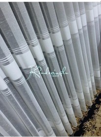 Resim Tül Perde Sofya Desen W011466,802 Keten Zemin Kırışma Yapmaz Ekru 