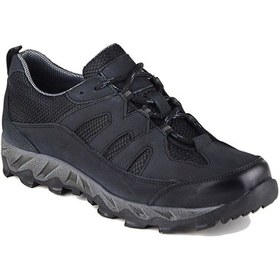 Resim 2170 Siyah Spor Hakiki Deri Ayakkabı Siyah 