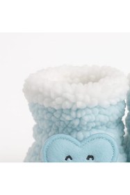 Resim erteks Bebek Panduf Mavi Kalp 