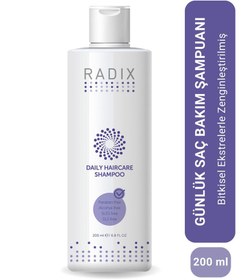 Resim Radix tüm saç tipleri için günlük bakım şampuanı - daily haircare shampoo 200 ml 