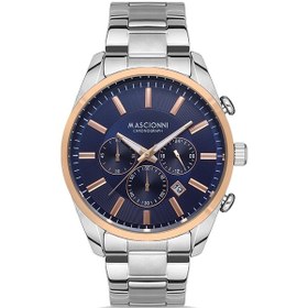 Resim Mascionni Gümüş Çelik Kordon Erkek Kol Saati Lm.1.2075.05 Rose Gold - Gümüş 