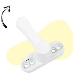 Resim 10 Adet Metal Beyaz Pencere Emniyet Kilidi Çocuk Hırsız Kilidi Çekmeli Pvc Kilit 
