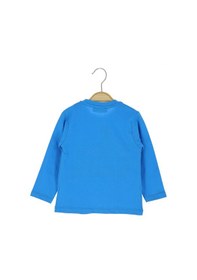 Resim Crassi Erkek Çocuk Sweatshirt Yazılı Mavi 