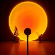 Resim RGB16-Renk USB LED Günbatımı Projeksiyon Lambası, 4 Mod Ayarları, Alüminyum Alaşımlı, Ev Dekoru, Oturma Odası, Noel, Düğünler, Masa Aksesuarları, Seyahat, Kamp, Doğum Günü Partileri için İdeal - Pil Gerektirmez, Kamp Işığı|Güneş Batımı Etkisi|Alüminyum Alaşımlı Lamba 