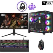 Resim Dragos DRx7237 Ryzen 5 5600 32GB 1tb Nvme 8gb RTX4060 27 Inç 240Hz Curved Sıvı Soğutmalı Oyuncu Bilgisayarı 