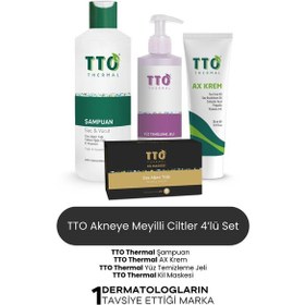 Resim Tto Akneye Meyilli Ciltlere Bakım Paketi (Çay Ağacı Yağı/Tea Tree Oil) 
