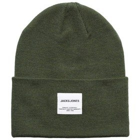 Resim Jack & Jones Jack & Jone Jaclong Knit Beanie Noos Erkek Bere-27111 - Yeşil 