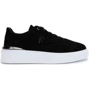 Resim Tamer Tanca Erkek Hakiki Deri Siyah Nubuk Sneakers & Spor Ayakkabı 352 22292 Erk Ayk Y25 Sıyah Nbk Siyah 